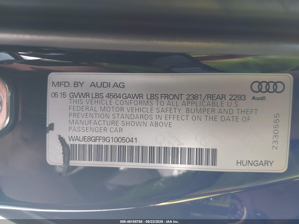 2016 Audi A3 2.0T Premium photo 9