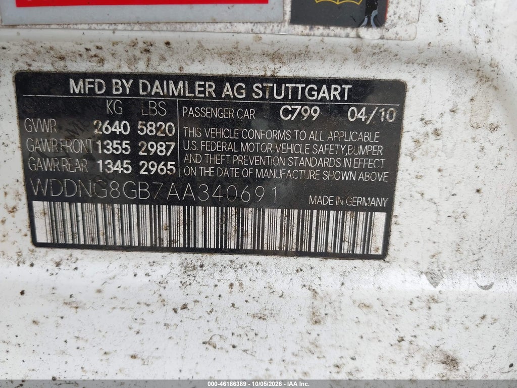 2010 Mercedes-Benz S 550 4MATIC photo 9