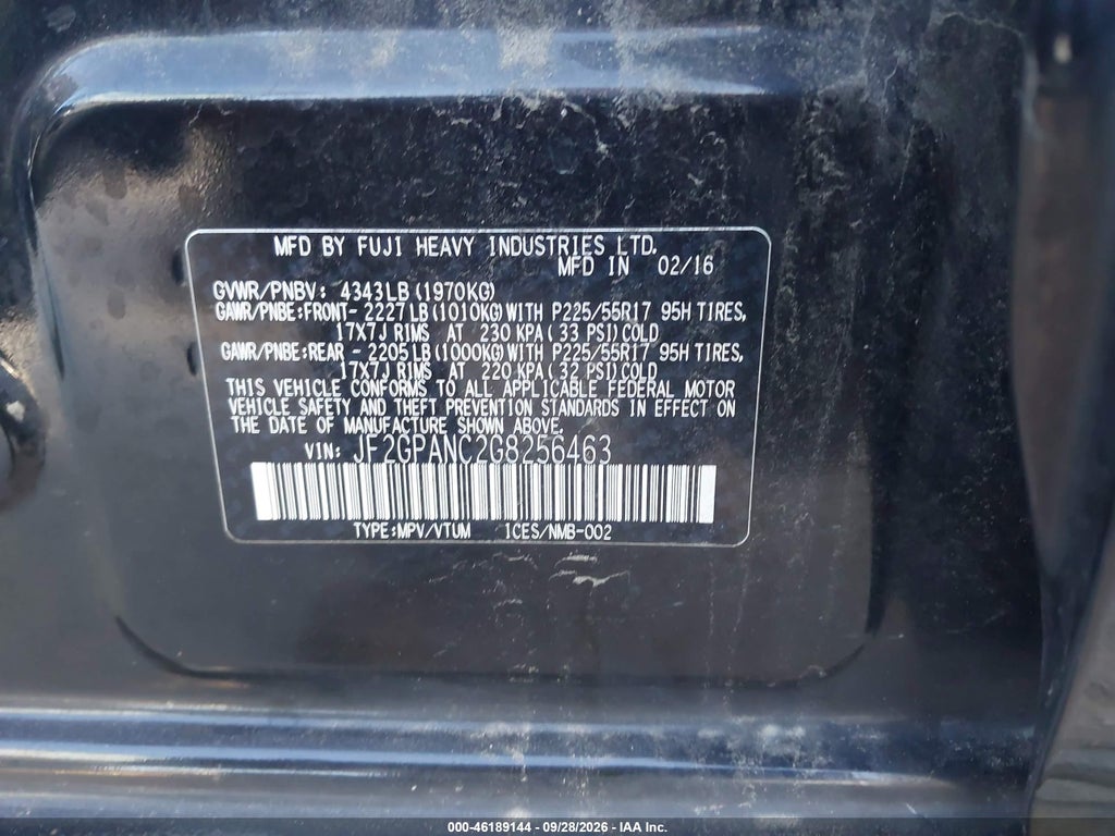 2016 Subaru Crosstrek Limited photo 9