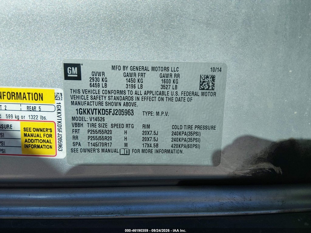 2015 GMC Acadia Denali photo 9