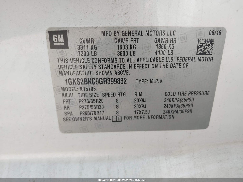 2016 GMC Yukon SLT photo 9