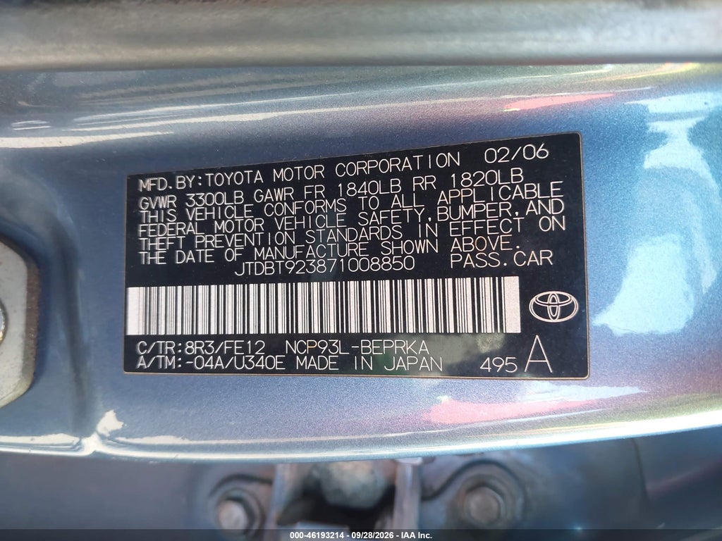 2007 Toyota Yaris photo 9