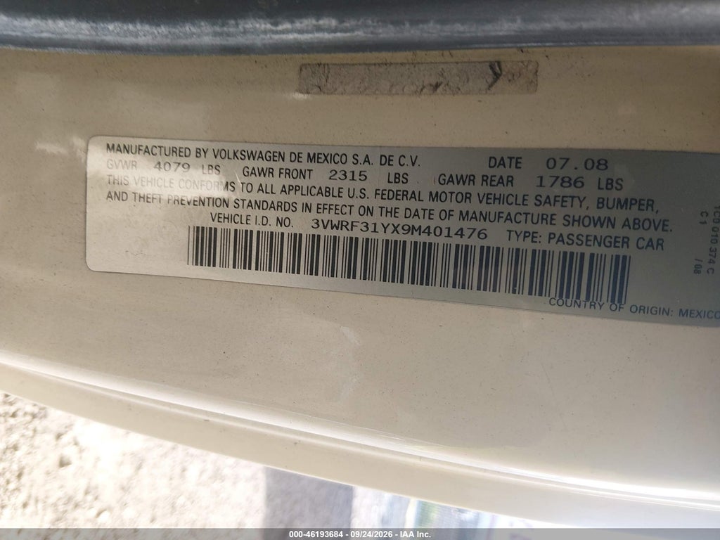 2009 Volkswagen New Beetle 2.5L photo 9