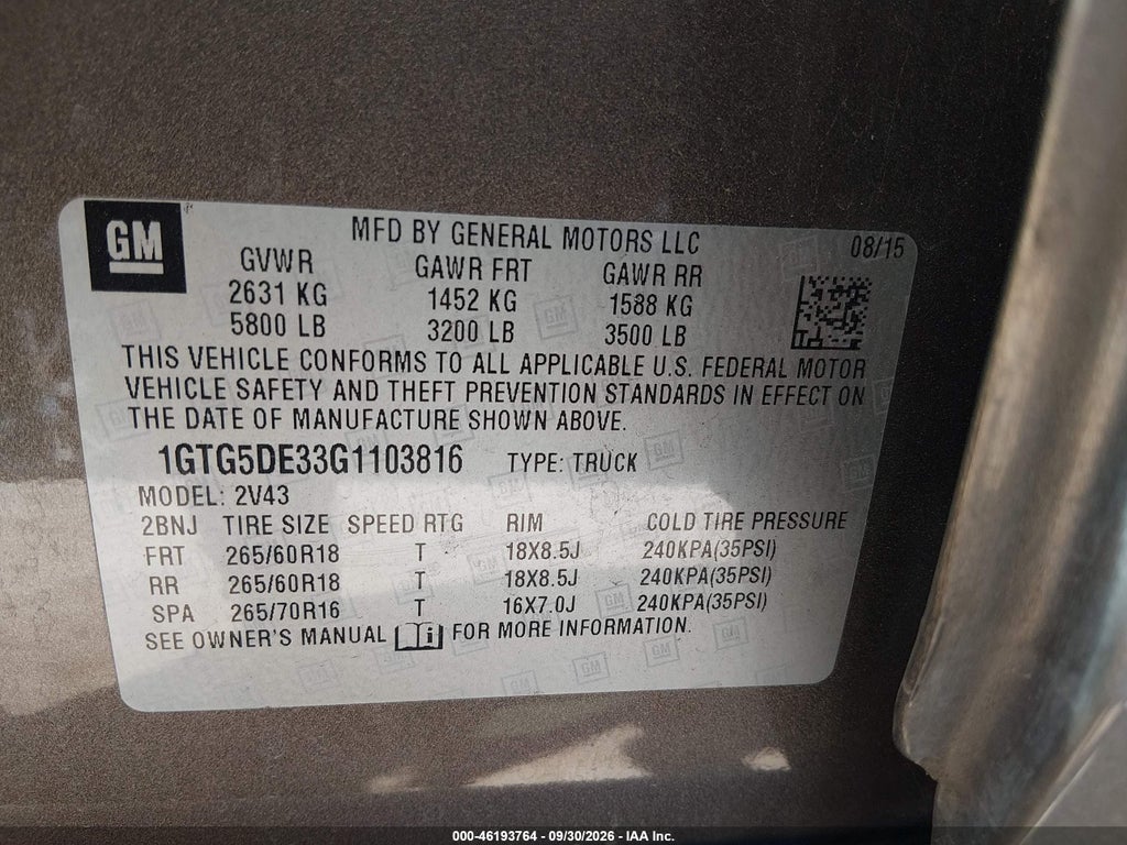 2016 GMC Canyon SLT photo 9