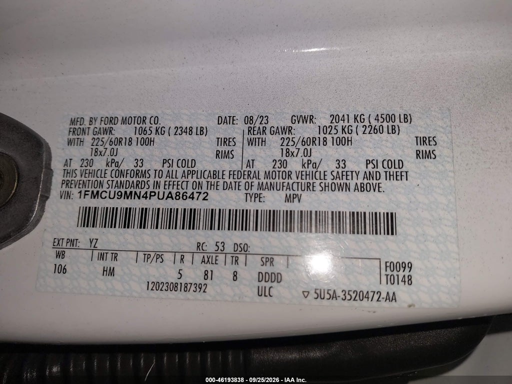 2023 Ford Escape ST-Line photo 9
