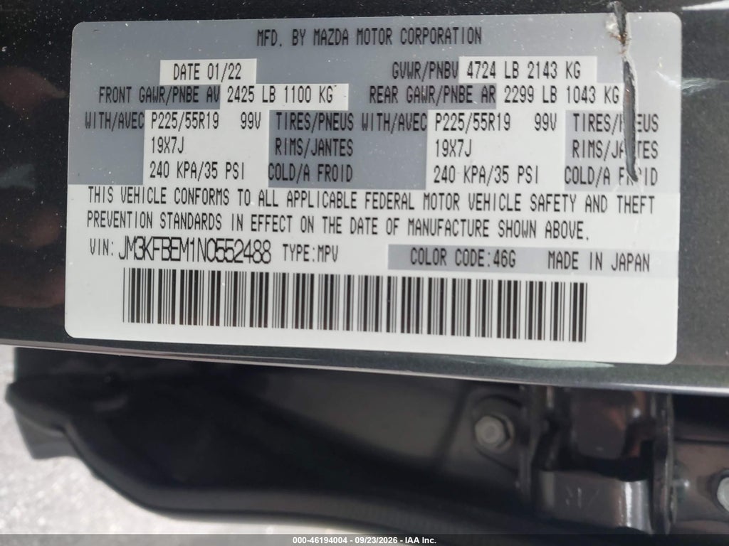 2022 Mazda CX-5 2.5 S Premium Plus photo 9
