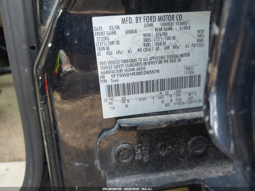 2008 Ford F-250 FX4/Harley-Davidson/King Ranch/Lariat/XL/XLT photo 9