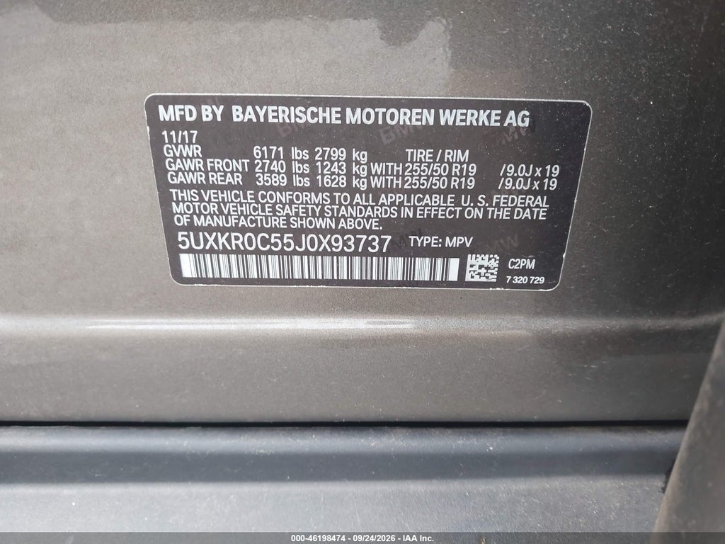 2018 BMW X5 XDRIVE35I photo 9