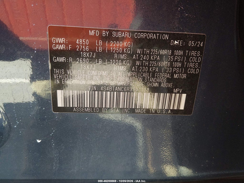 2024 Subaru Outback Limited photo 9