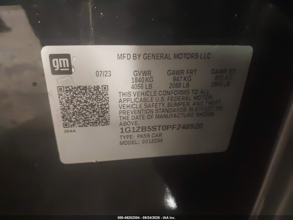 2023 Chevrolet Malibu FWD LS photo 9