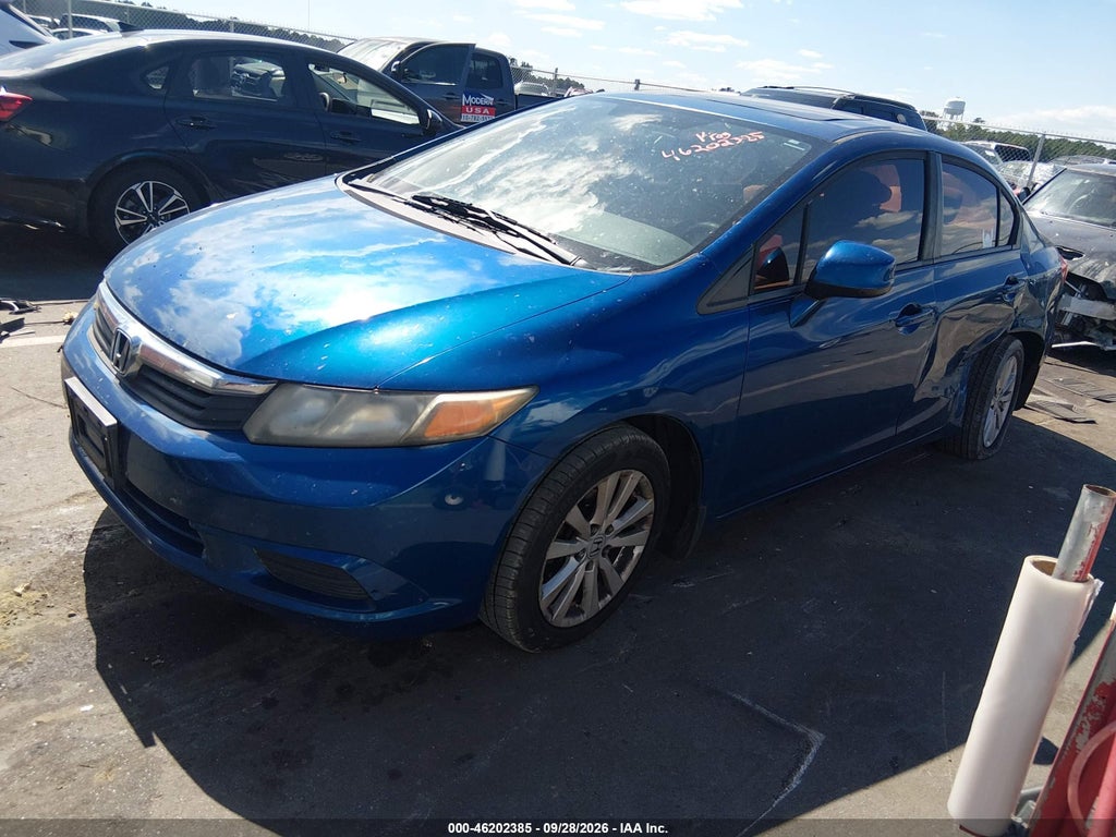 2012 Honda Civic SDN EX photo 2