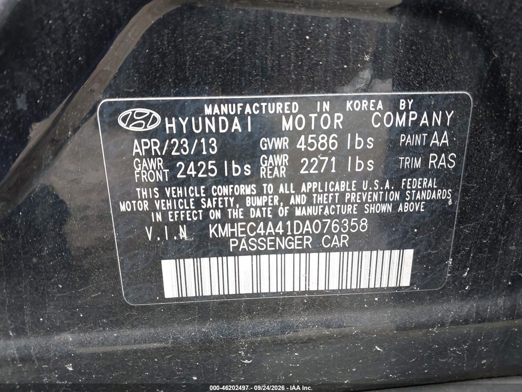 2013 Hyundai Sonata Hybrid photo 9