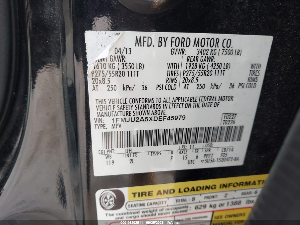 2013 Ford Expedition Limited photo 9