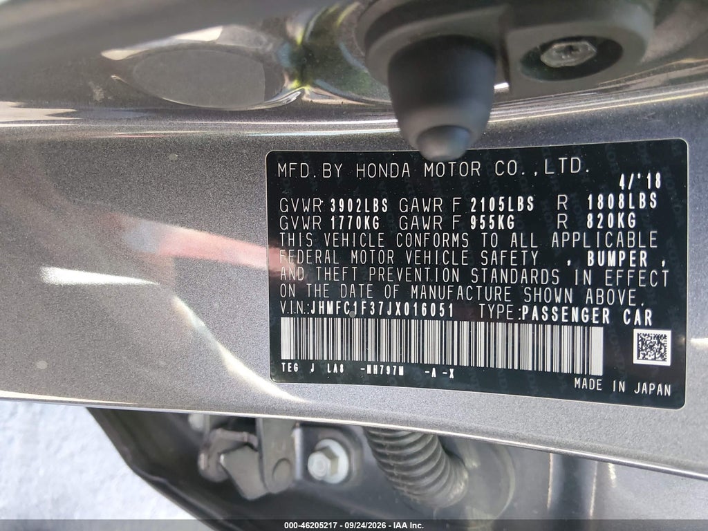 2018 Honda Civic EX-T photo 9