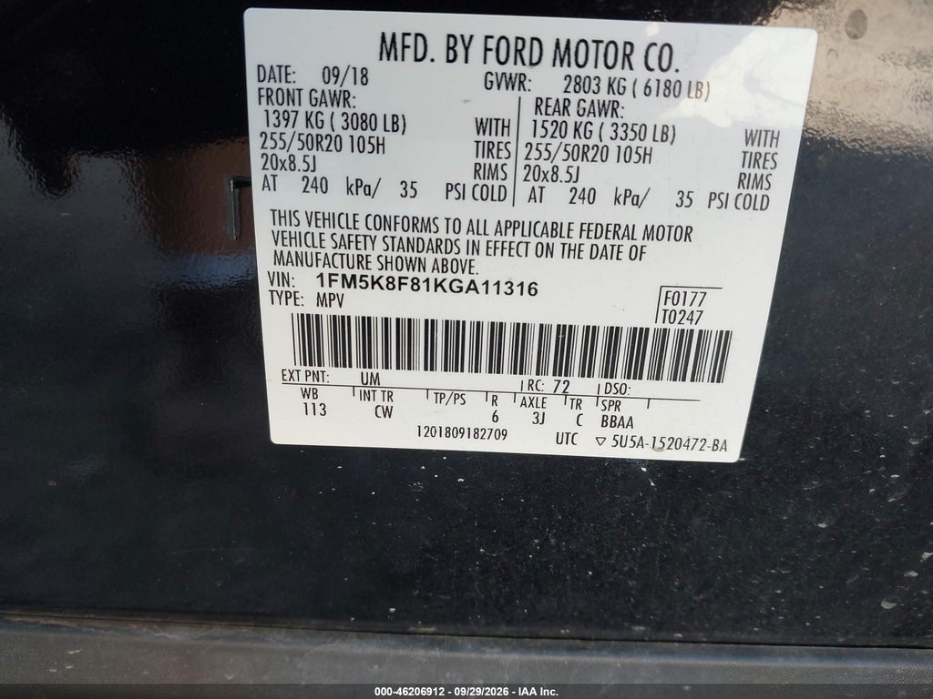 2019 Ford Explorer Limited photo 9