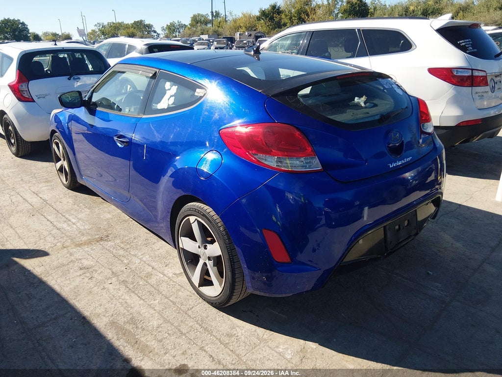 2012 Hyundai Veloster Gray INT photo 3