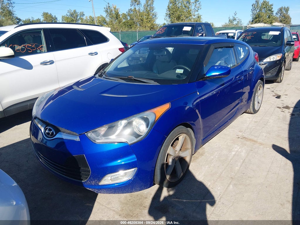 2012 Hyundai Veloster Gray INT photo 6