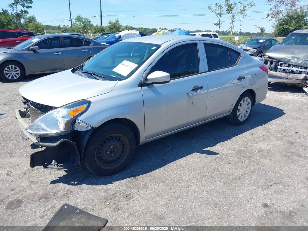 2019 Nissan Versa 1.6 S+ photo 2