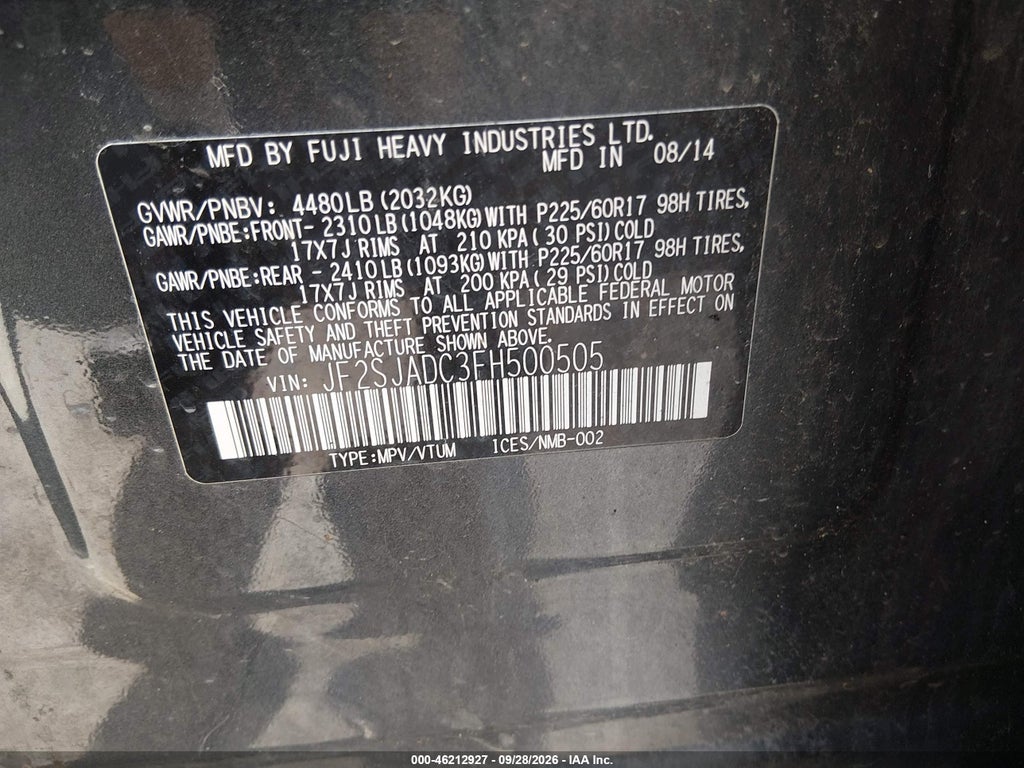 2015 Subaru Forester 2.5I Premium photo 9
