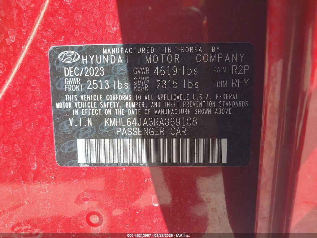 2024 Hyundai Sonata SEL photo 9