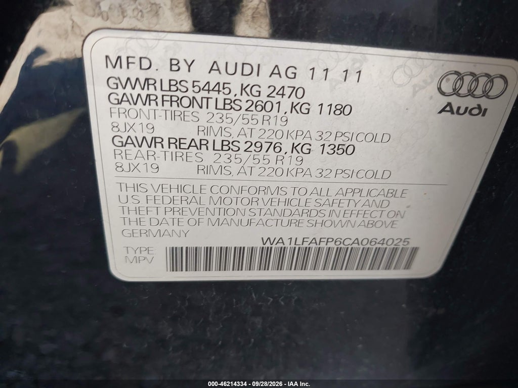 2012 Audi Q5 2.0T Premium photo 9