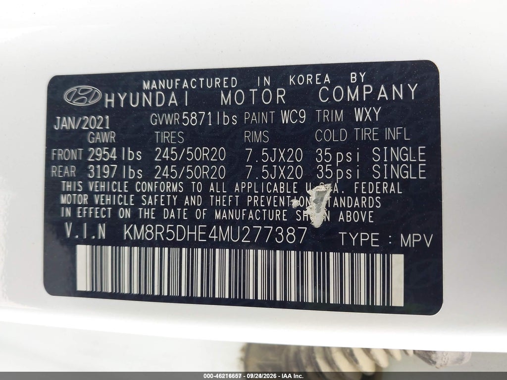 2021 Hyundai Palisade Limited photo 9