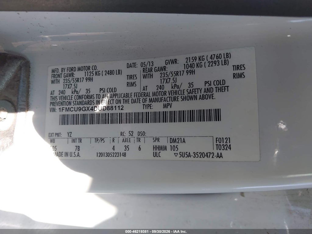 2013 Ford Escape SE photo 9