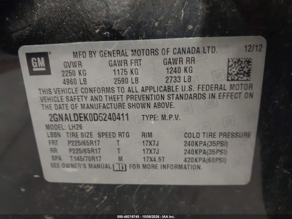 2013 Chevrolet Equinox 1LT photo 9