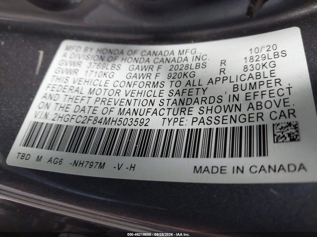 2021 Honda Civic Sport photo 9