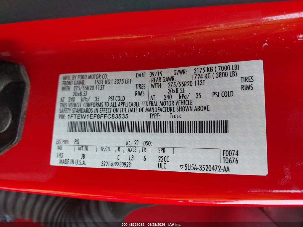 2015 Ford F-150 XLT photo 9