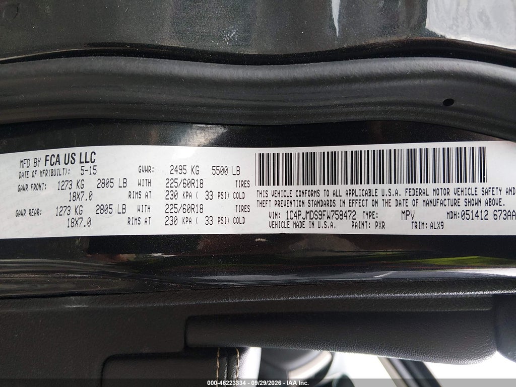 2015 Jeep Cherokee Limited photo 9