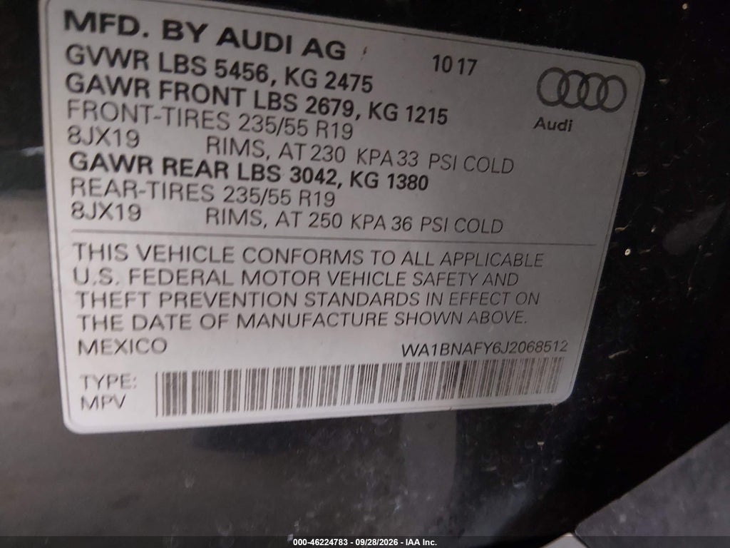 2018 Audi Q5 2.0T Premium/2.0T Tech Premium photo 9