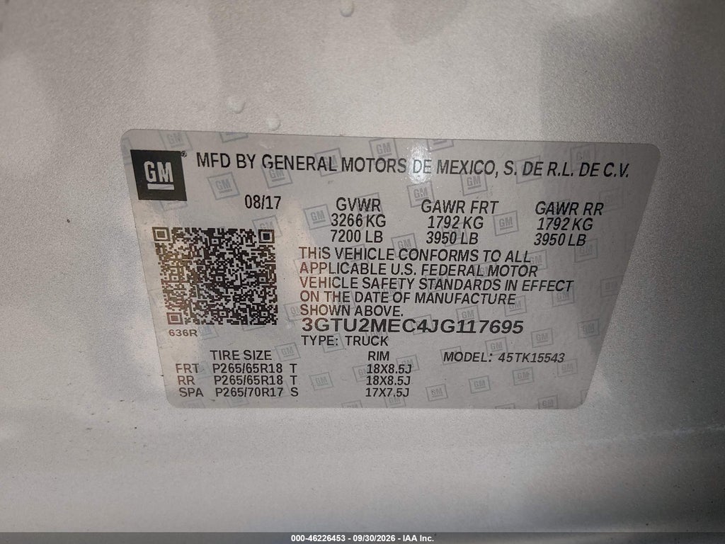 2018 GMC Sierra 1500 SLE photo 9