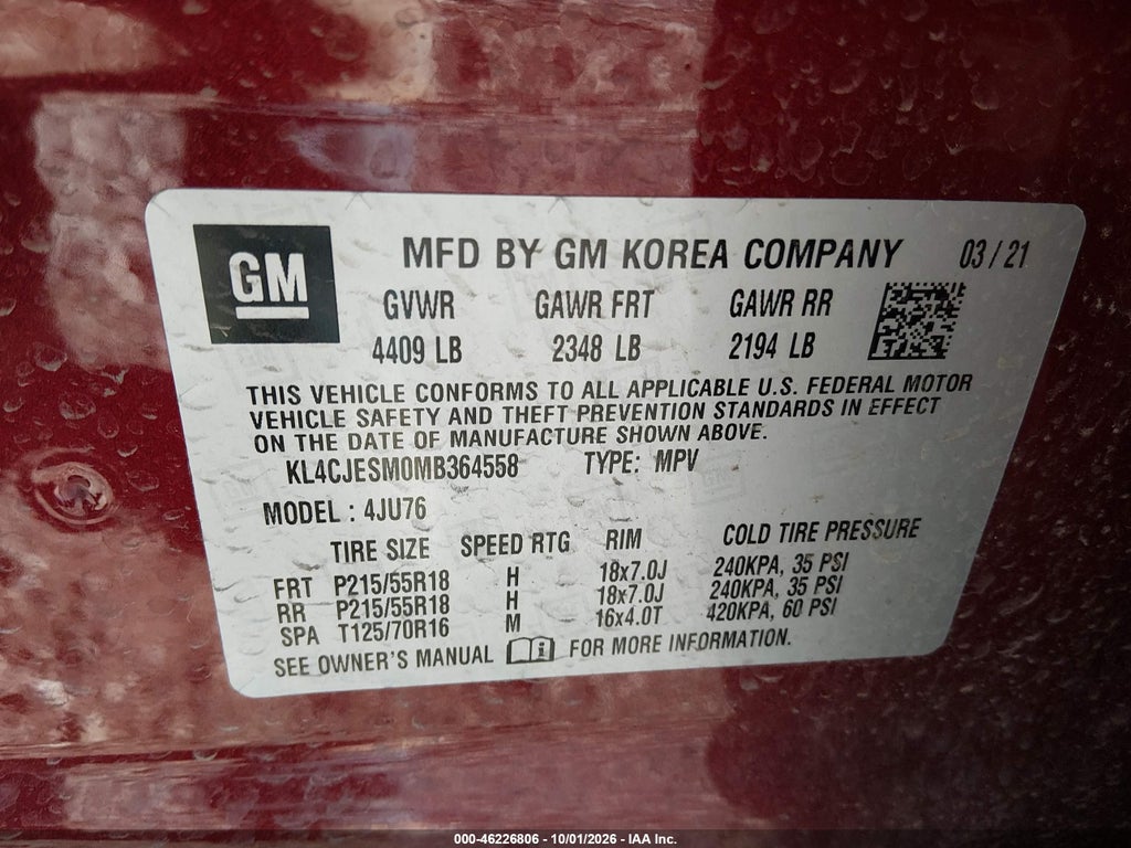 2021 Buick Encore AWD Preferred photo 9