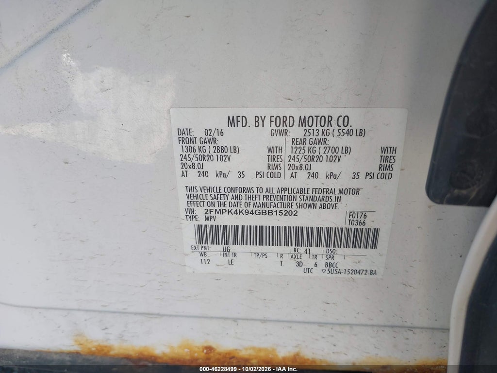 2016 Ford Edge Titanium photo 9