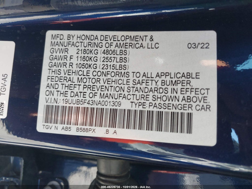 2022 Acura TLX Technology Package photo 9
