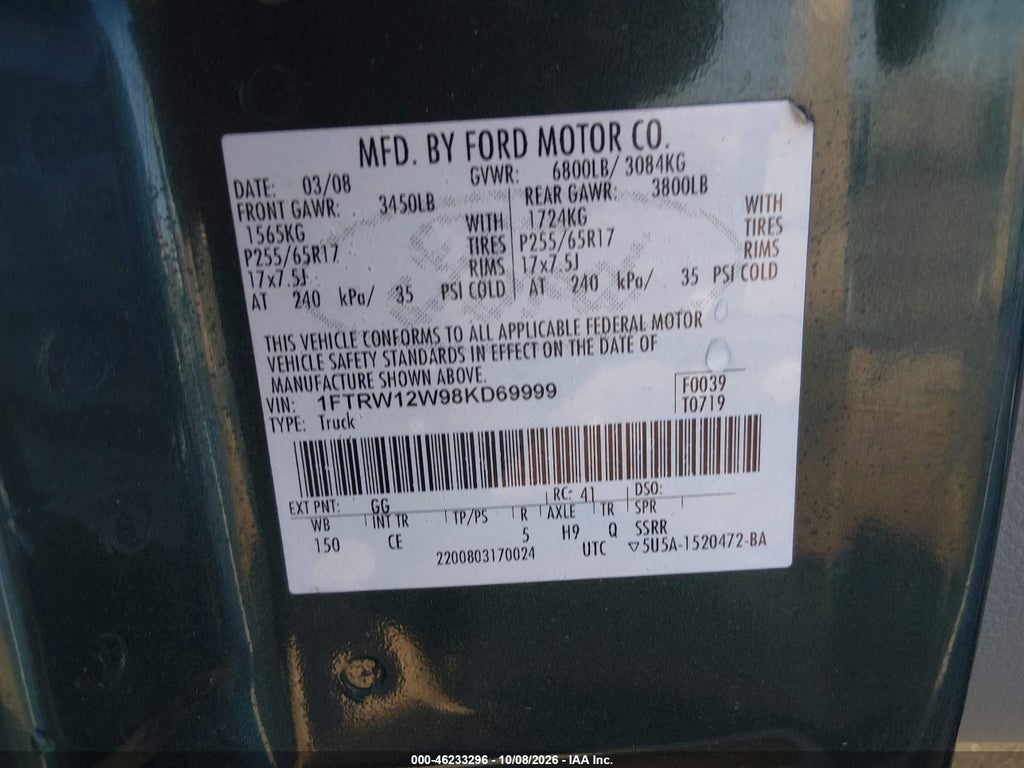 2008 Ford F-150 photo 9