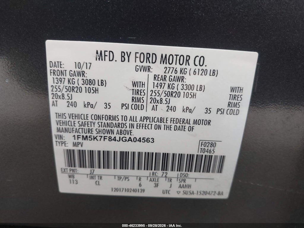 2018 Ford Explorer Limited photo 9