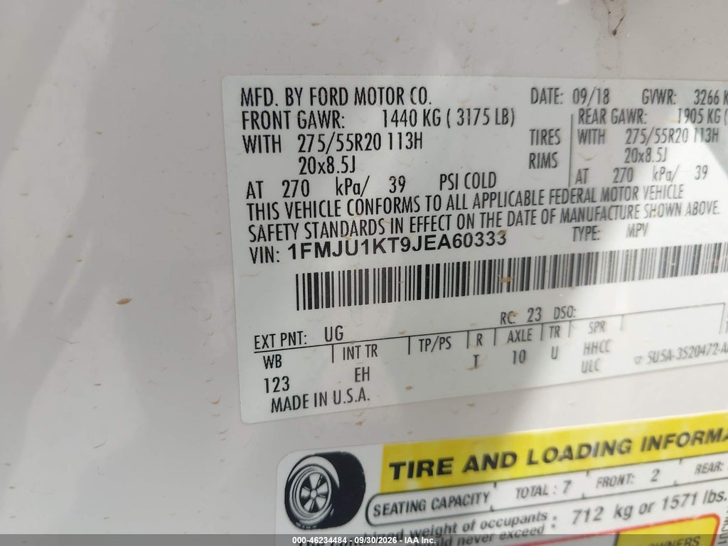 2018 Ford Expedition Limited photo 9