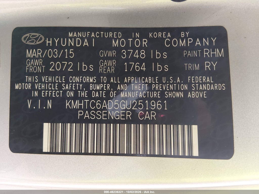 2016 Hyundai Veloster photo 9