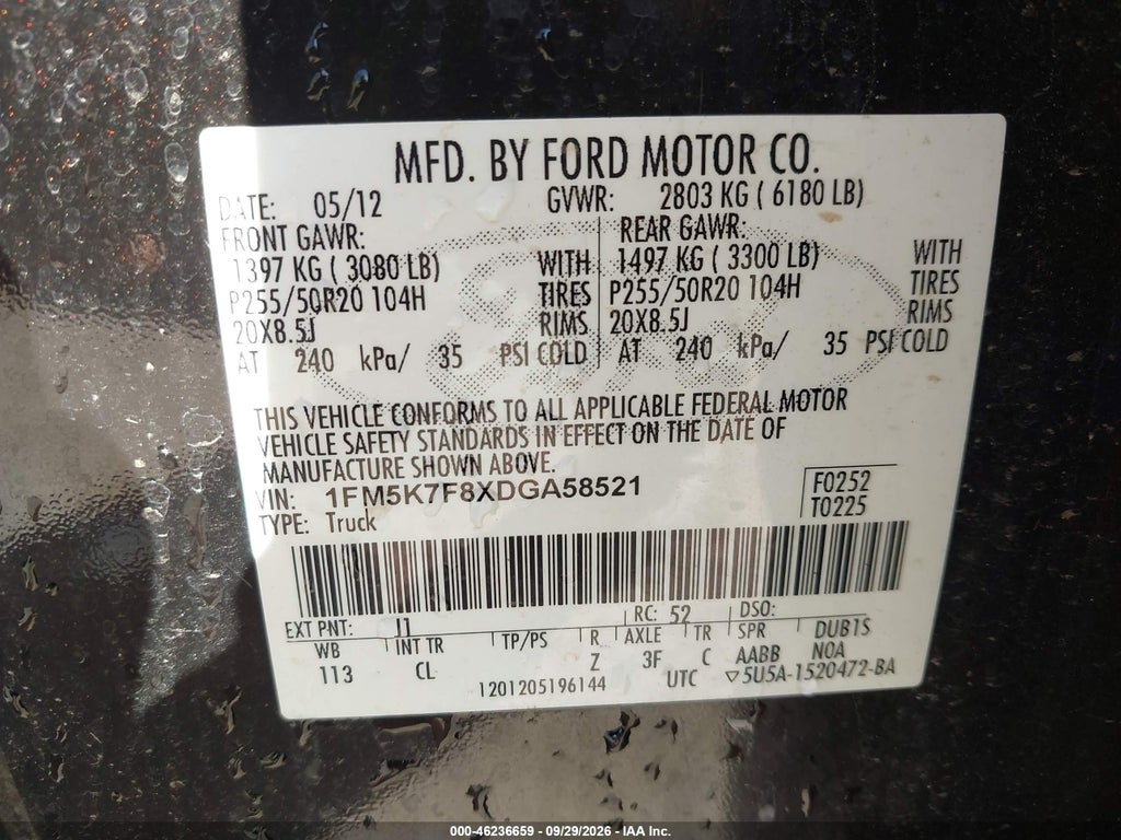 2013 Ford Explorer Limited photo 9