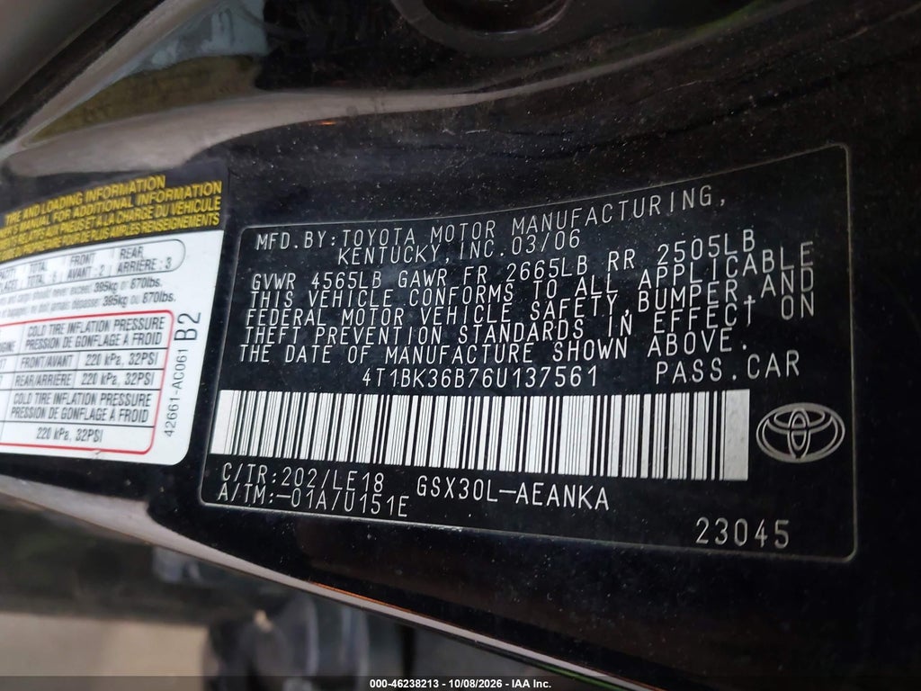2006 Toyota Avalon Touring photo 9