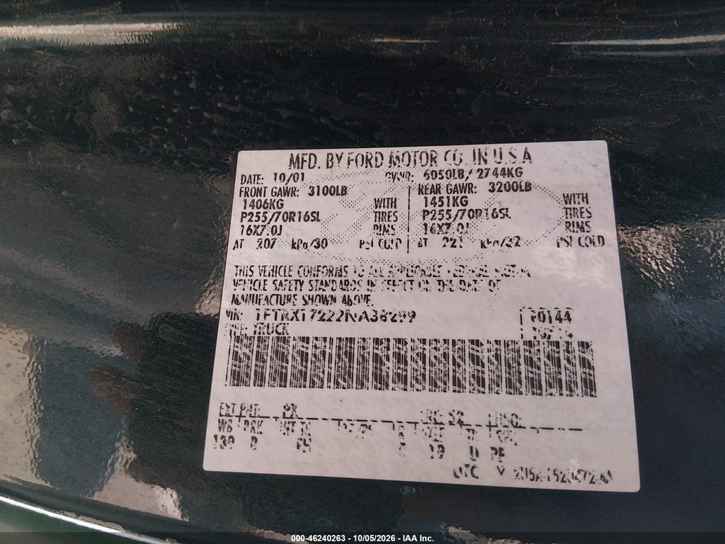 2002 Ford F-150 XL/XLT photo 9