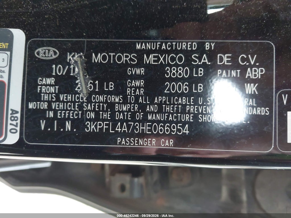2017 Kia Forte LX photo 9