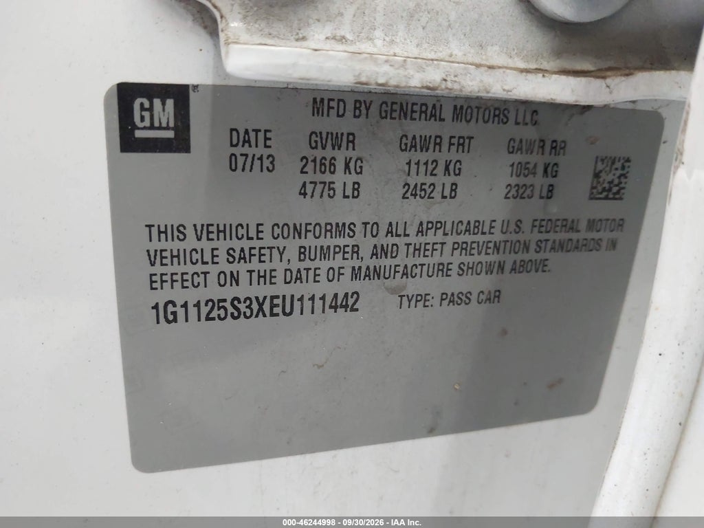 2014 Chevrolet Impala 2LT photo 9