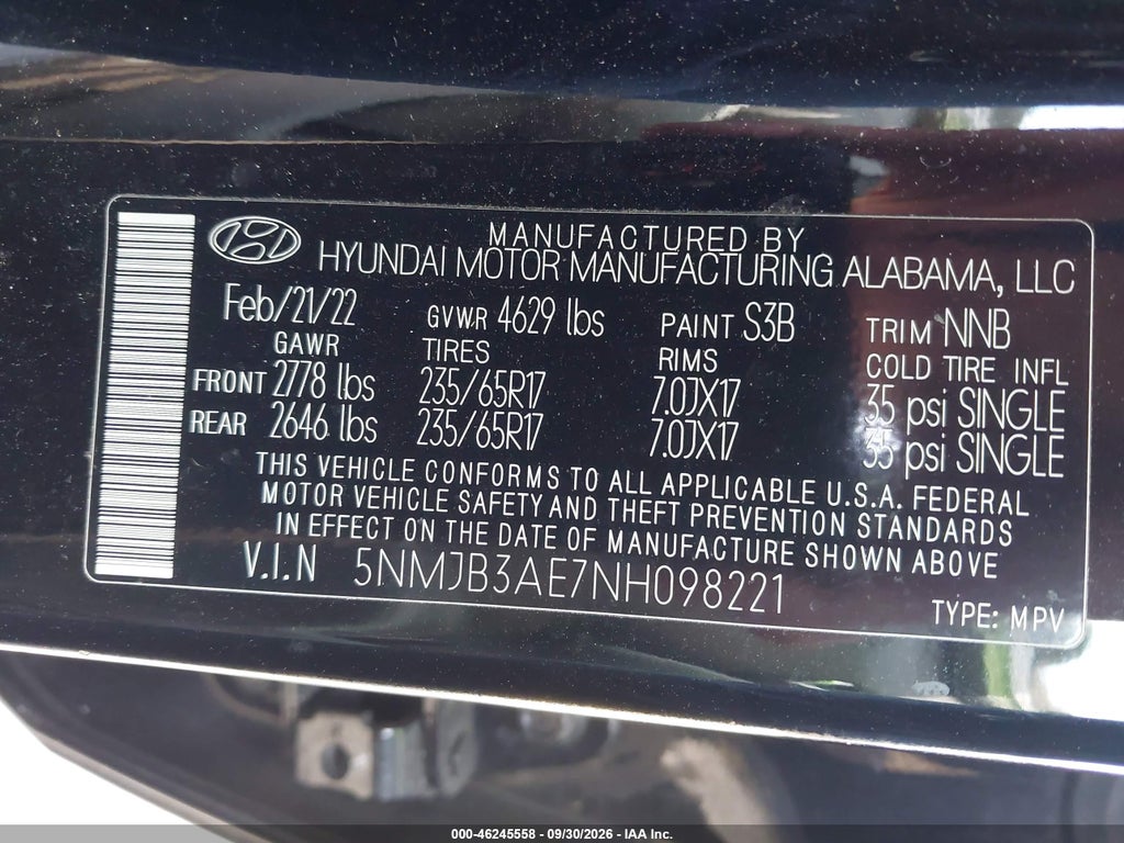 2022 Hyundai Tucson SEL photo 9