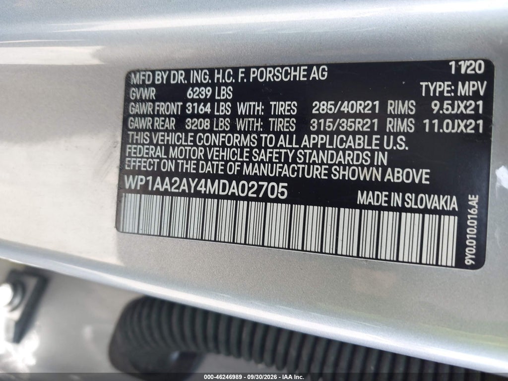 2021 Porsche Cayenne photo 9