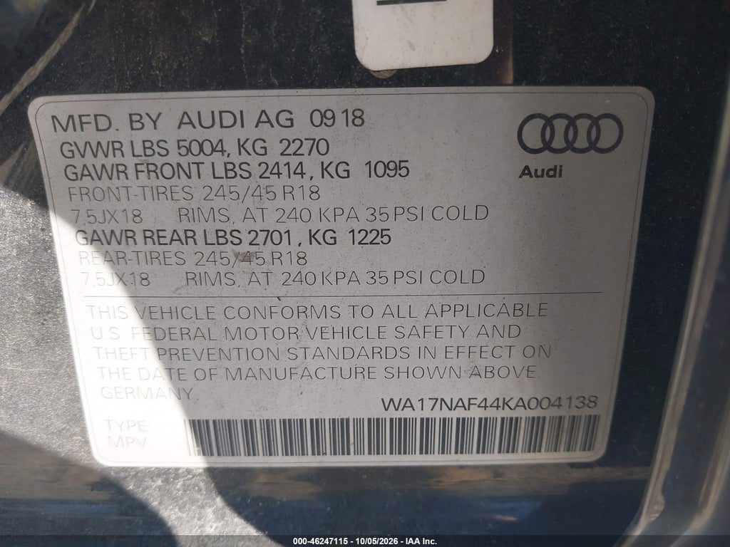 2019 Audi A4 Allroad 45 Premium photo 9