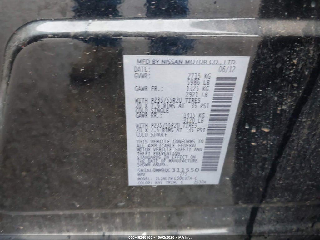 2013 Infiniti JX35 photo 9
