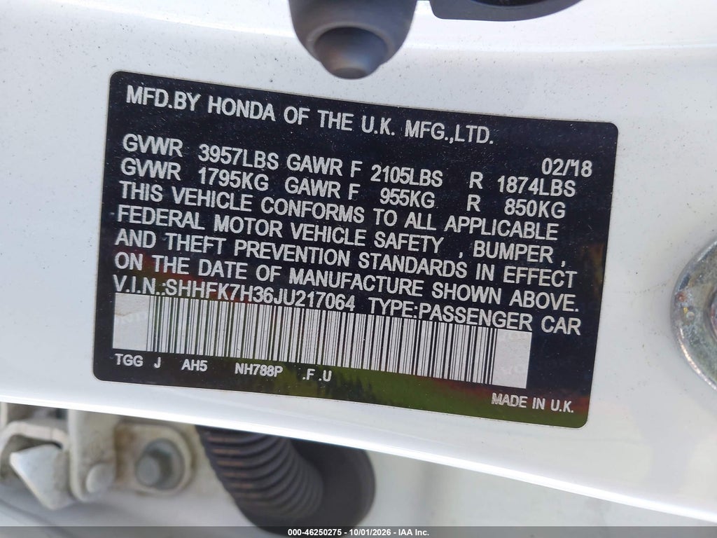 2018 Honda Civic LX photo 9